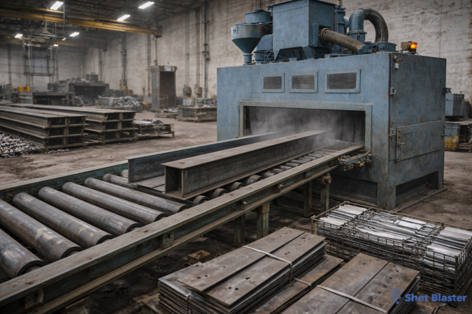 Shot Blasting Machine In Steel Industry